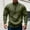 Army Green, variant on SERTG Men's Stylish Solid Color Pullover Fall Winter Stand Collar Tops Half Zip Long Sleeve Soft Multiple Pockets Casual Shirt Top(Brown,L)