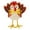 A, variant on zhonghuaying 1 pack Thanksgiving Turkey Figurine, Fall Bird Ornament for Holiday Display