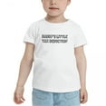 thumbnail image 2 of Daddy's Little Tax Deduction Funny Toddler T Shirts for Boys Girls (White, Youth S), 2 of 5