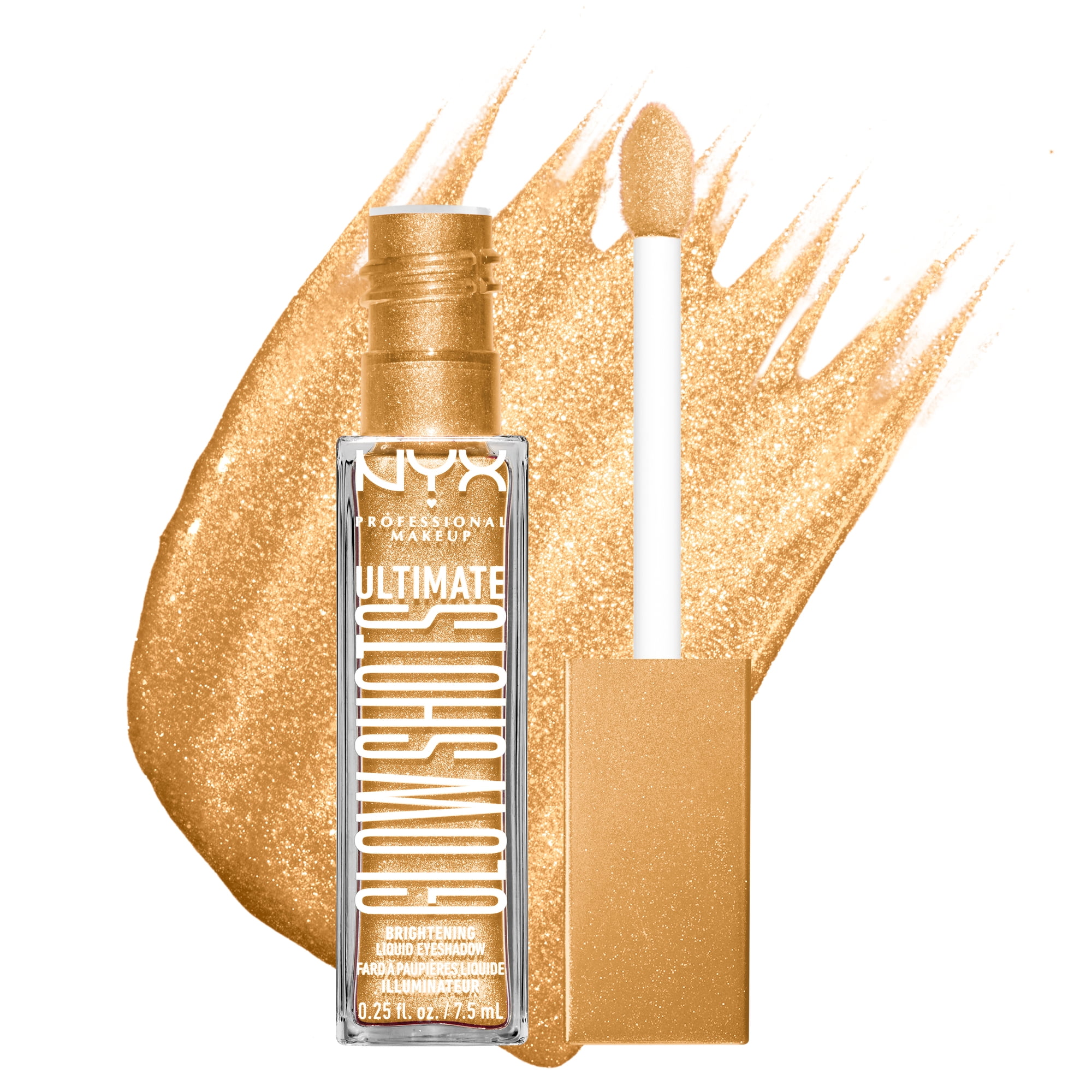NYX Professional Makeup Ultimate Glow Shots Shimmer Liquid Eyeshadow, Glitzy Guava