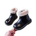 thumbnail image 2 of Children's Boots, Cotton Shoes, Solid Color Soft Soled Short Boots, 2 of 5