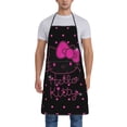 thumbnail image 2 of Hello Kitty Adjustable Bib Aprons, Waterdrop Resistant Apron with 2 Pockets for Kitchen Cooking Restaurant BBQ Painting Crafting, 2 of 7