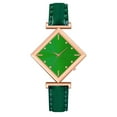 thumbnail image 2 of Reloj de cuarzo para mujer, relojes para mujer VANSVAR Reloj de pulsera analógico con correa de cuero de cuarzo informal para mujer Reloj de acero inoxidable, 2 of 2