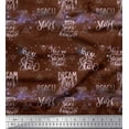 thumbnail image 1 of Soimoi Cotton Voile Fabric Text & Sacred Geometry Galaxy Printed Fabric 1 Yard 42 Inch Wide, 1 of 3