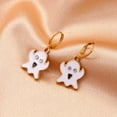 thumbnail image 6 of D-GROEE 5 Pairs Halloween Ghost Earrings - Alloy Rhinestone Earring for Women Holiday Night Costume Jewelry Ghost Enamel Earrings, Fun and Festive, 6 of 7