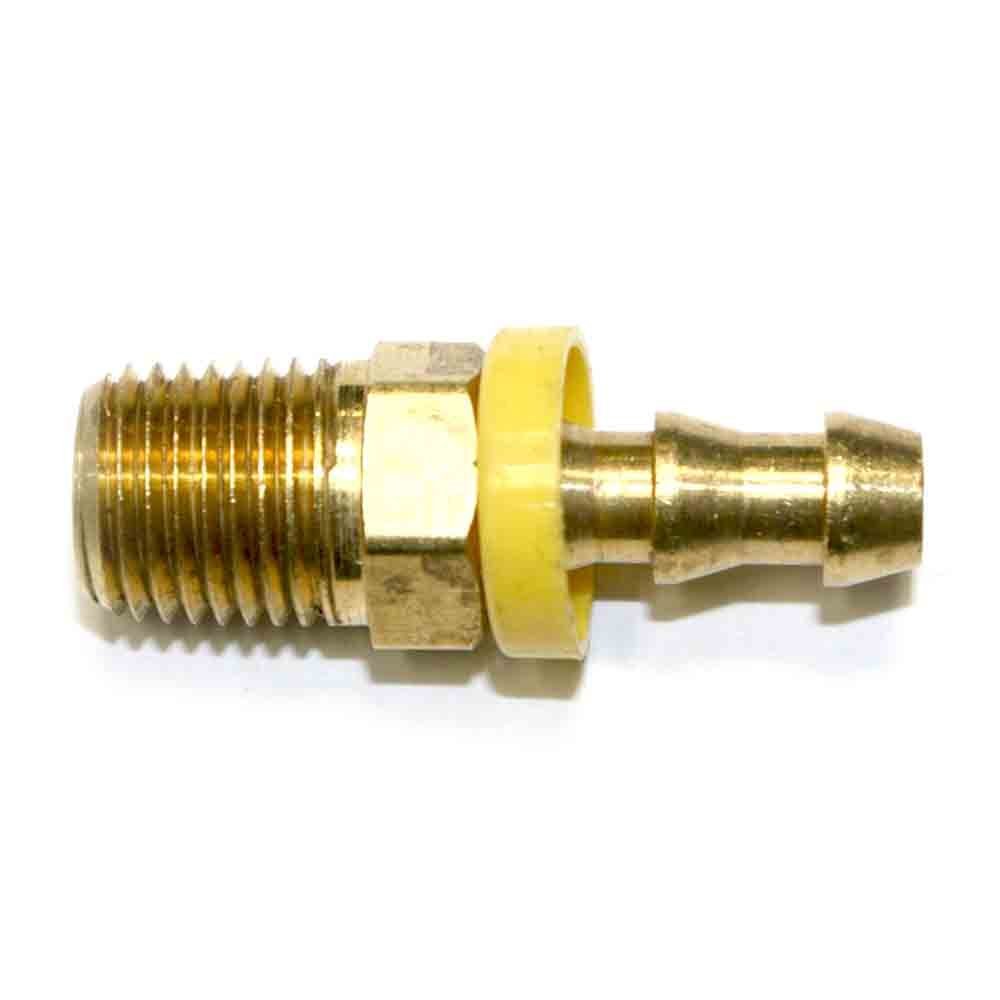 FL144 1/4 Inch MPT x 1/4 Inch Male PushLock Barb, Threads1/4 inch
