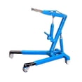 thumbnail image 2 of Modelo de suspensión de motor a escala 1/64, adorno coleccionable clásico, miniatura creativa para mantenimiento de vehículos, para escenas de taller, azul sin motores, 2 of 7