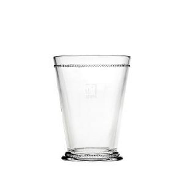 8 oz. 4.5" Crystal Mint Julep Cup Glass with Beaded Rim Design Detail