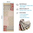 thumbnail image 2 of Pioneer Flower Floral Print Pattern Hot Yoga Mat Towel Non Slip for Hot Yoga - Quick-Drying Yoga Mat Cover with 4 Corner Pockets with Travel Bag - Hot Yoga Towel Non Slip 74"x26", 2 of 6
