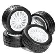 thumbnail image 1 of Neumáticos RC Crawler de 2,7" Antideslizantes para Barro, Neumáticos Sligers, Neumáticos de Goma Resistentes para RC 1/10 para  10303 Blancos, 1 of 1
