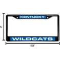 thumbnail image 4 of University of Kentucky Black Metal (Set of 2) Laser Cut License Plate Frames, 4 of 5