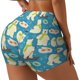 thumbnail image 1 of Balery Cute Polar Bear Fishing Pantalones cortos de entrenamiento estampados para mujer, sin costuras, ajustados, para gimnasio, yoga, correr, deportes, ejercicio activo, fitness.-Large, 1 of 8
