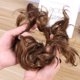 thumbnail image 4 of BRIGHTFUFU Extensiones de cabello con cola de caballo a la moda para mujer, postizos para moño, Scrunchie, ondas elásticas, rizado, postizos sintéticos (6A #), 4 of 7