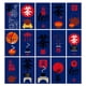 thumbnail image 5 of Banderas colgantes japonesas, serpentinas creativas, pancartas para izakayas y tiendas de sushi. Té de 45 m, 5 of 6