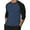 Blue, variant on ZVNAΖH Men's Henley Shirts Raglan Long Sleeve Slim-Fit Casual Baseball Tee Shirt Lightweight Button Patchwork Color Pullover Shirts