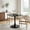 Black, variant on Small Square Tulip Dining Table - Modern White & Gold Kitchen Table for 2-4