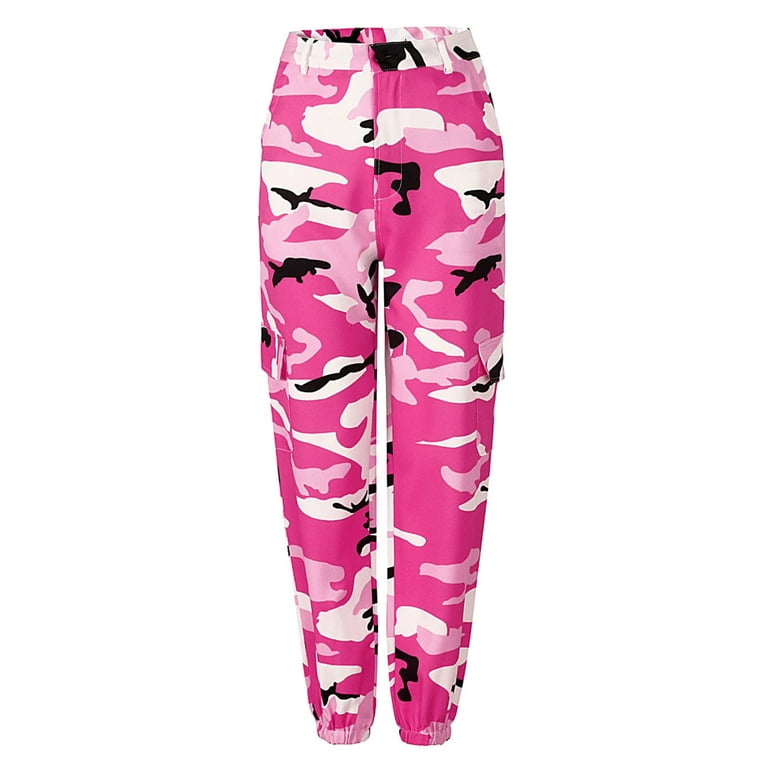 Alaska Pajama Pants Camooseflage oversize drawstring Pink, Adult