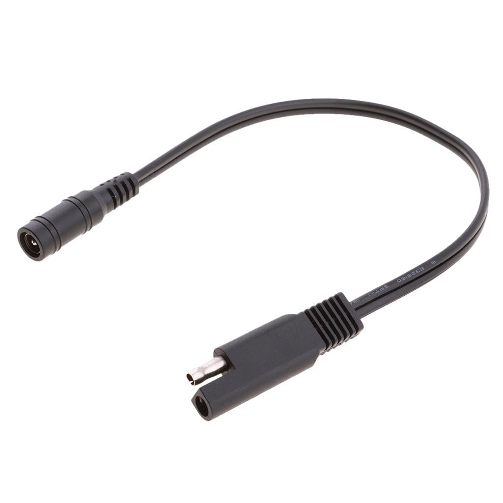 SAE To Coax Female Adapter Cable - 10-Inch Connector For Heated Motorcycle Gear & Power Outlets