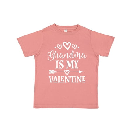 

Inktastic Grandma is My Valentine Gift Toddler Boy or Toddler Girl T-Shirt