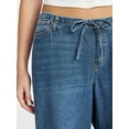 thumbnail image 4 of No Boundaries Mini Waistband Wide Leg Pants, 31'' Inseam, Women's Sizes XXS-XXL, 4 of 4