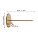 thumbnail image 2 of ADDHAT Portarrollos Para Cocina Con Base Y Ornamental Europeo En Dorado, 2 of 8
