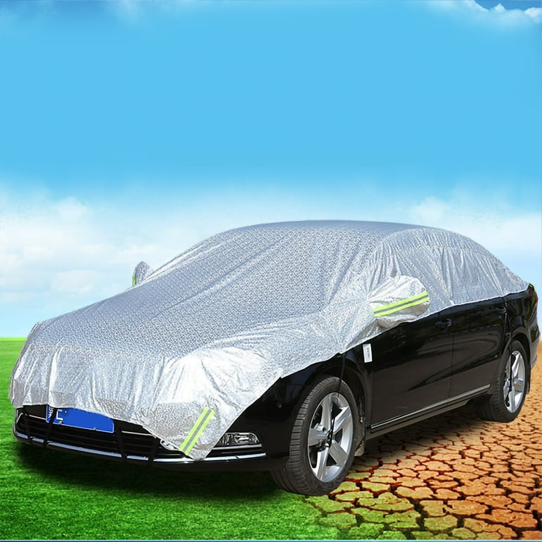 Safe View Half Car Cover Top Waterproof All Weather/Windproof