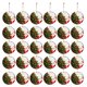 thumbnail image 1 of Fiudx Adornos Navideños de Madera, Decoración para Árbol con Impresión a Doble Cara, Diseño de Cabeza de Animal, Ideal para Intercambio de Regalos de Oficina, Decoración para Fiestas, Juego de 30 Pie, 1 of 7