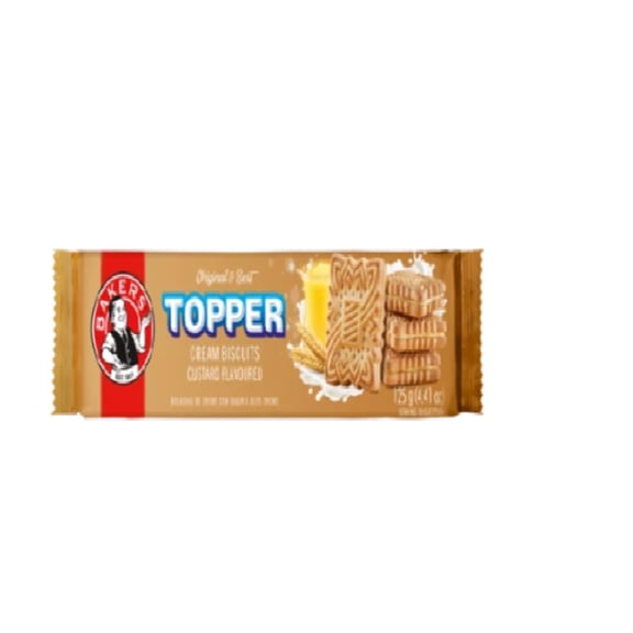Bakers Topper - Custard 125g