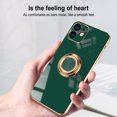 thumbnail image 2 of For Apple iPhone 14 Pro Max Plating Magnetic Ring Holder Stand Case TPU Shockproof  Cover, 2 of 13
