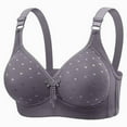 thumbnail image 3 of ALLLIST Women Bras Gray Plain No Underwire Bralette Push up T Shirt Ladie Bras Size S-XL, 3 of 4