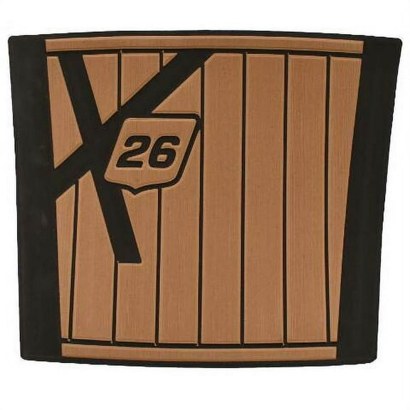 MasterCraft Boat Non-Skid Deck Mat 553594 | X26 Bow Step Mocha Black