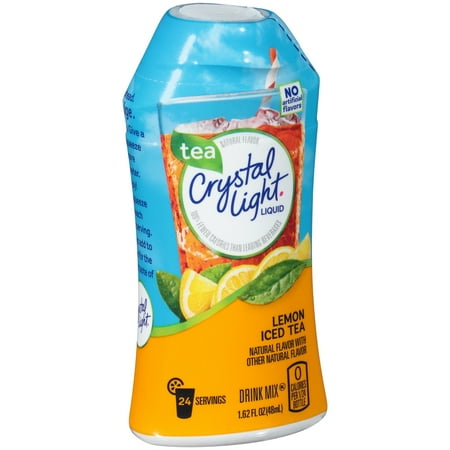 CRYSTAL LIGHT, ICED TEA DRINK MIX, LEMON, LEMON