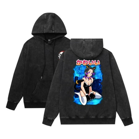 Leveorch Rengoku Kyoujurou Hoodie Sweatshirt Cosplay Costume Sweater Pullover Hooded Men Anime Nezuko Pullover