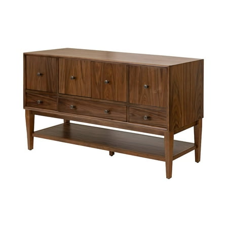 Martin Furniture Wood Sideboard, Dining Storage, TV Stand, Entertainment Console, Brown