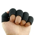 10 Pcs Elastic Finger Sleeves For Basketball Anti Sprain Thumb Brace Retainer Finger Support