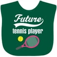 thumbnail image 3 of Inktastic Future Tennis Player Sports Boys or Girls Baby Bib, 3 of 4
