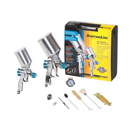 DeVilbiss StartingLine 802342 Automotive Painting and Touch Up Spray Gun Kit