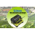 thumbnail image 6 of 6.5Ah 40V Battery and Charger Kit for Ryobi 40V Lithium Battery and Charger Combo 6.0Ah OP40601 OP4060A1 5Ah OP4050A 4Ah OP4040 2.6Ah OP40261 2Ah OP4020A for Ryobi 40 Volts Battery and Charger, 6 of 7