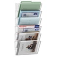 thumbnail image 1 of Organizador de archivos de pared MINDEPOT de 6 compartimentos de acrílico transparente, 1 of 8