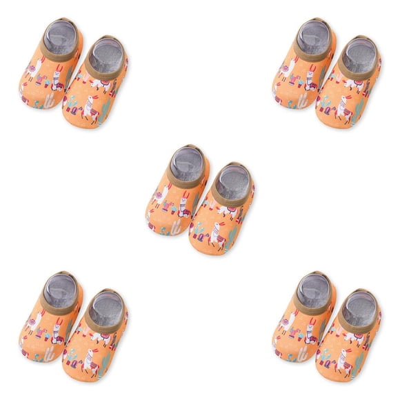 Sonducket 1 par de zapatillas de agua para niños, suela de silicona antideslizante, zapatos de natación adorables para niños y niñas, botas M, Typ 6 5piezas