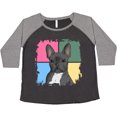 thumbnail image 3 of Inktastic Blue French Bull Dog Women's Plus Size T-Shirt, 3 of 5