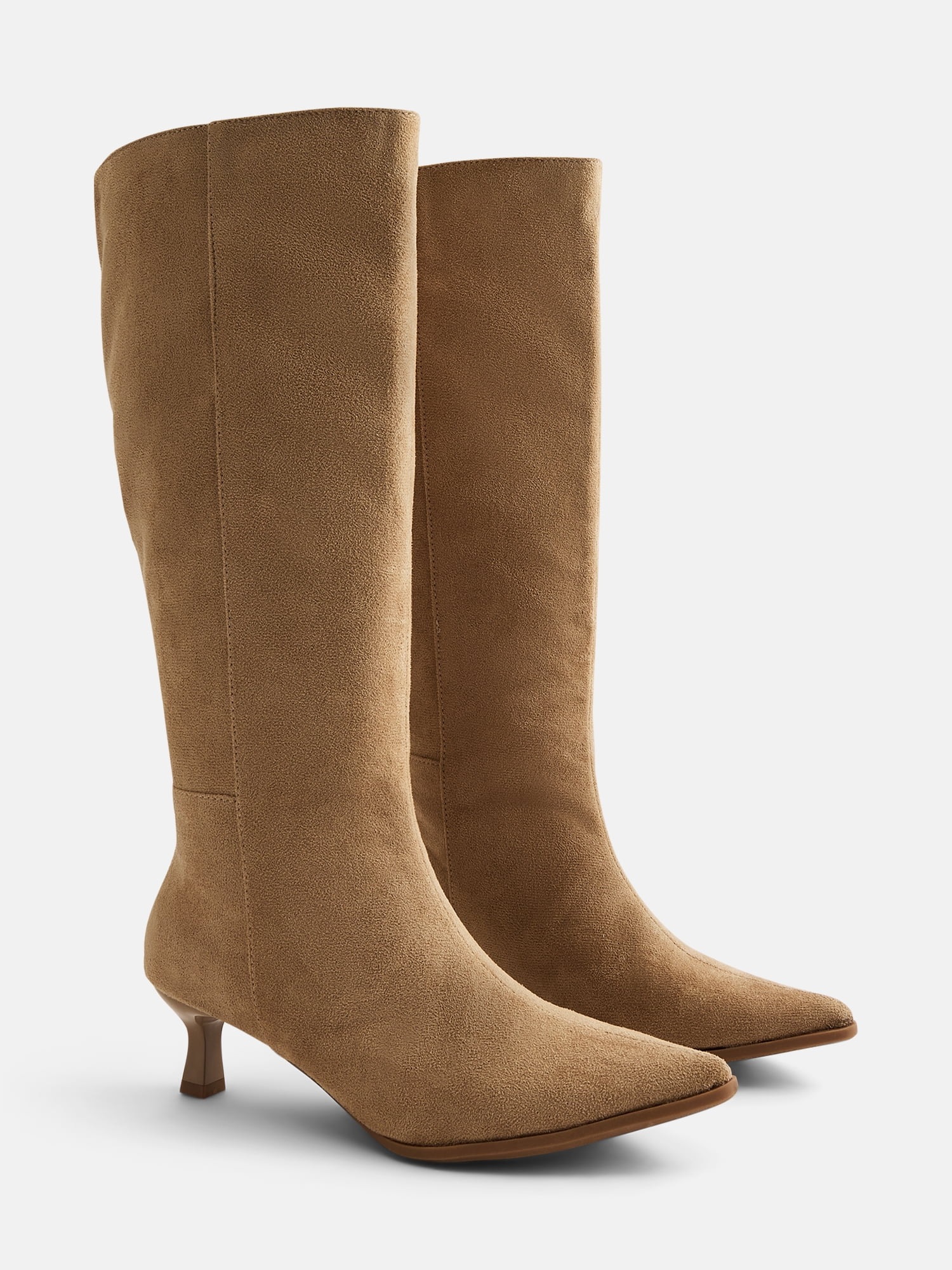 No Boundaries Women’s Kitten Heel Tall Boots