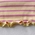 thumbnail image 2 of Jalioing Girls Summer Cotton Camisoles Striped Ruffle Trim Sleeveless Tank Tops Toddler Babys Casual Cute Shirts, 2 of 4