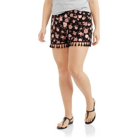 Junior Plus Smock Waist Short