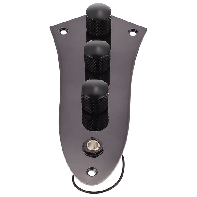unbranded De Circuito Para Bajo Eléctrico En Metal Negro Resistente Y Práctico