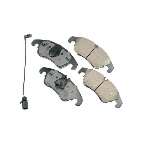 Front Brake Pad Set - Compatible with 2009 - 2017 Audi Q5 2010 2011 2012 2013 2014 2015 2016