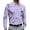 06#Light Purple, variant on Mens Turn Down Collar Long Sleeve Polo Shirt Creative Paint Splatter Print Three Button Placket Casual Athletic Top