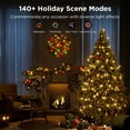 thumbnail image 6 of Govee 99ft Green Christmas LED String Lights 2S, Christmas Lights for Holiday Decor, Smart Indoor Outdoor String Lights with 130+ Scene Modes, 6 of 12