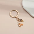 thumbnail image 5 of 1pc Cartoon Squirrel Pine Cone Keychain Cute Animal Key Ring Purse Bag Backpack Car Key Charm Accessory Women Gift, 5 of 6