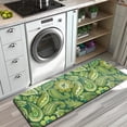 thumbnail image 3 of Green Pioneer Flower and Paisley Pattern Kitchen Rug Mat,Kitchen Runner Rugs Non Skid Washable,Decorative Kitchen Floor Mats for Kitchen,Sink,Laundry,17"x47.2", 3 of 7